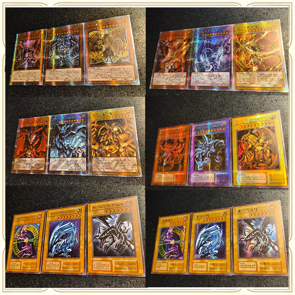 Anime Yu-Gi-Oh DIY ACG Premium Glitter Collectible Card Boy Games Toys Christmas Birthday Gifts Slifer the Sky Dragon Tormentor Anime Yu-Gi-Oh DIY ACG Premium Glitter Collectible Card Boy Games Toys Christmas Birthday Gifts Slifer the Sky Dragon Tormentor